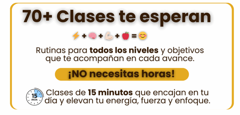 70+ Clases de yoga, pilates, hiit, cardio box, meditacion, baile, stretching