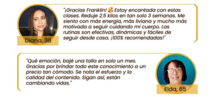 testigos fitness resultados reales entrenamiento en casa
